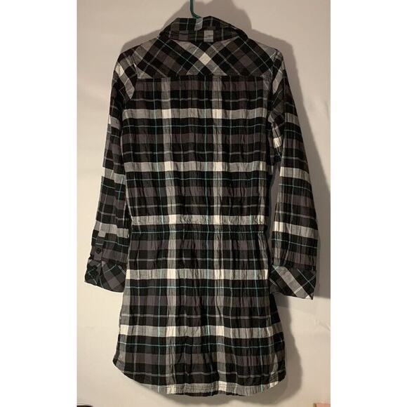 Womens Patagonia Highlands Dress Small Drawstring Waist Plaid - Picture 5 of 6